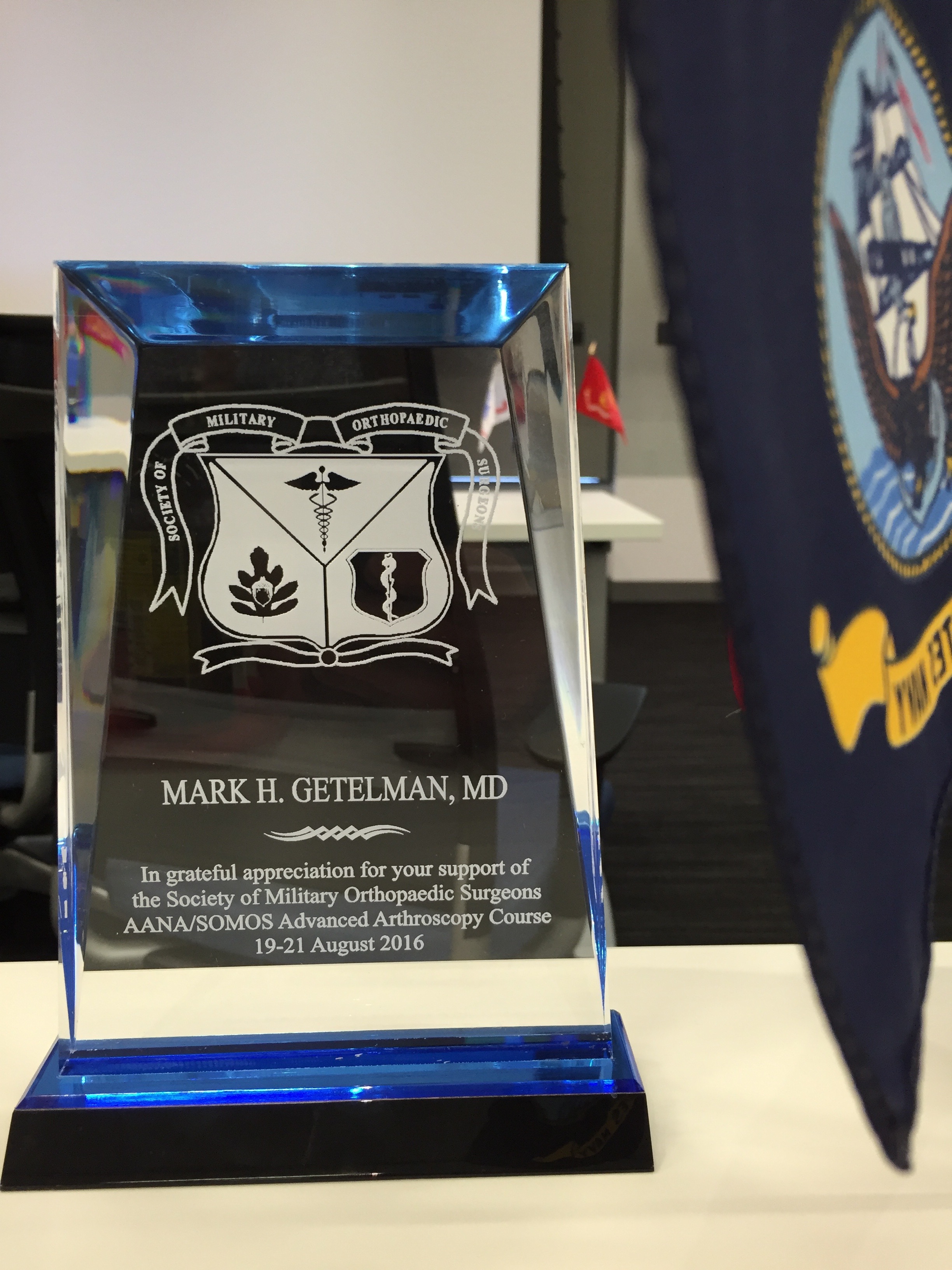 Getelman Perf Dr. Getelman Spent the Weekend Educating U.S. Military Orthopedic Surgeons